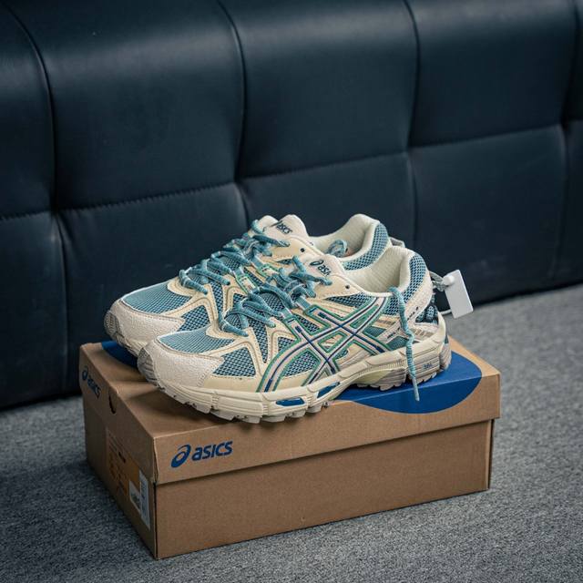 核心私 Asics Gel-Kahana 8舒适户外织物合成革 低帮 短跑跑步鞋，采用了Gel缓震胶科技，能有效吸收地面冲击力，缓震效果出色;中底的Speva弹