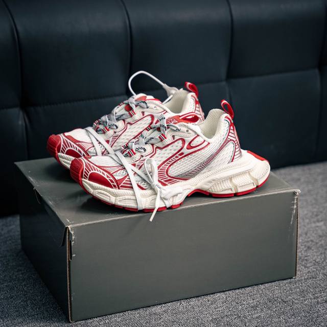核心私 Balenciaga 3Xl 巴黎世家十代帆布系带低帮走秀复古老爹鞋半拖 配套套现全码福利开炸 长期补货价格一步到位 市场中端王者 欢迎对比 实力大厂成