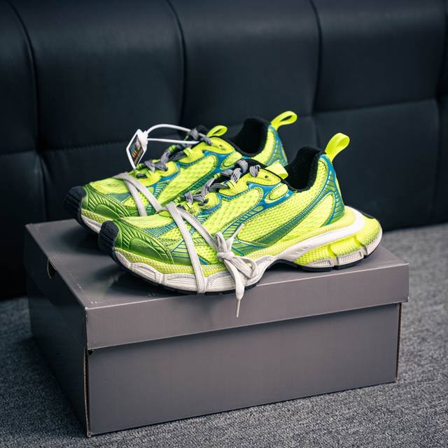 核心私 Balenciaga 3Xl 巴黎世家十代帆布系带低帮走秀复古老爹鞋半拖 配套套现全码福利开炸 长期补货价格一步到位 市场中端王者 欢迎对比 实力大厂成