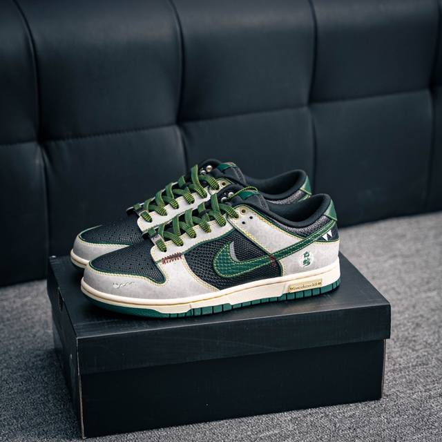 核心私 Nike Dunk 全套原楦原模倾力打造完美版型 独家原厂航空铝磨具打磨大底 鞋头坡度极致还原 无解鞋型 原盒原配 圈内天花板工艺 原厂冲刀 超高清洁度