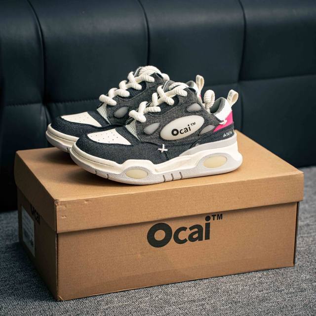 核心私 国潮新品 Ocai 复古鞋 Ocaiproduct面包鞋 时尚休闲男女士运动板鞋 加肥加大的 面包鞋 凭借丑萌却极具个性和辨识度的外观，正在火速升温！