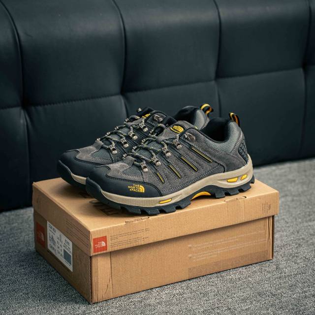 核心私 新货The North Face 北面 乐斯菲斯户外运动休闲登山鞋越野徒步鞋 #广东大厂品质 面料采用进口磨砂牛皮 鞋底采用Vibram黄金大底 专门为