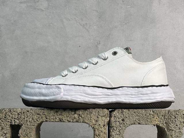 Z版 放店私 三原康裕品牌 Mmy Maison Mihara Yasuhiro Original Sole Canvas Low 变形溶解雪糕底高帮休闲百搭帆
