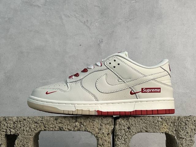 福利特价 放店私 Xl版 Supreme X Nk Sb Dunk Low 联名 低帮休闲运动滑板板鞋 #3M反光 大厂纯原品质出货 纯正版型 定制鞋盒 皮料切